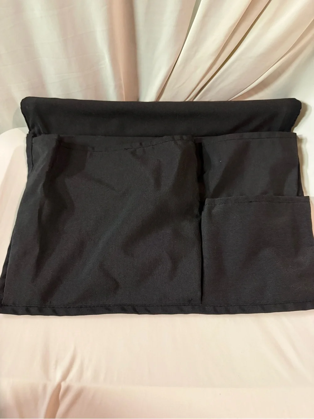 IKEA Black Fabric Bedside Organizer